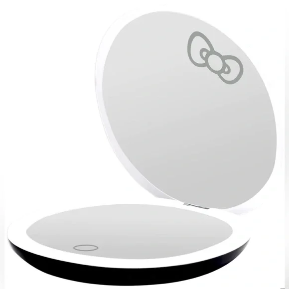 Impressions Vanity Hello Kitty Supercute Signature Print LED Compact Mirror - Picture 4 of 7